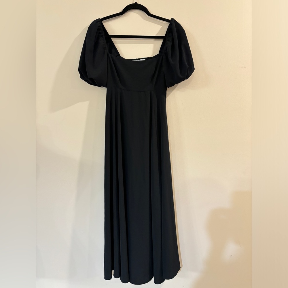 Hill House Black Puff Sleeve Maxi Dress - Picture 4 of 6